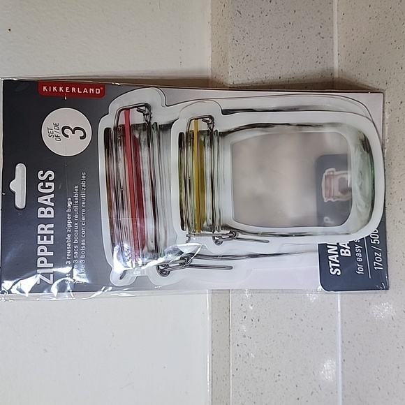 Stand-Up Bags. Reusable zipper bags .New with tags - Picture 3 of 6